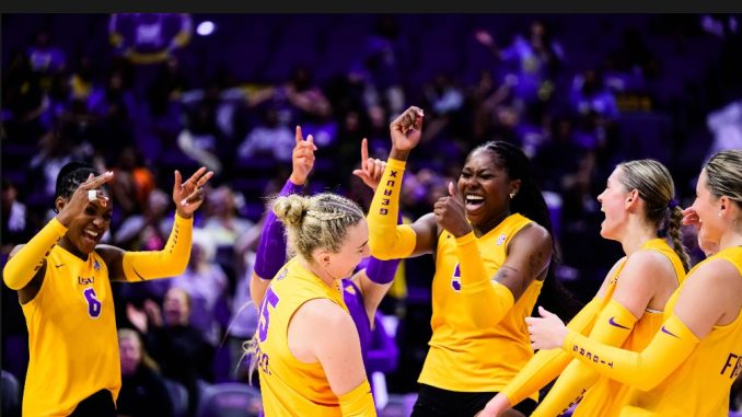 LSU Volleyball Opens 2025 Season at PMAC