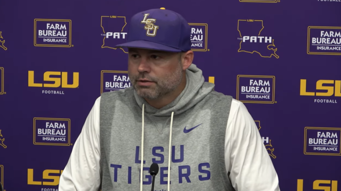 Blake Baker, LSU Defensive Coordinator
