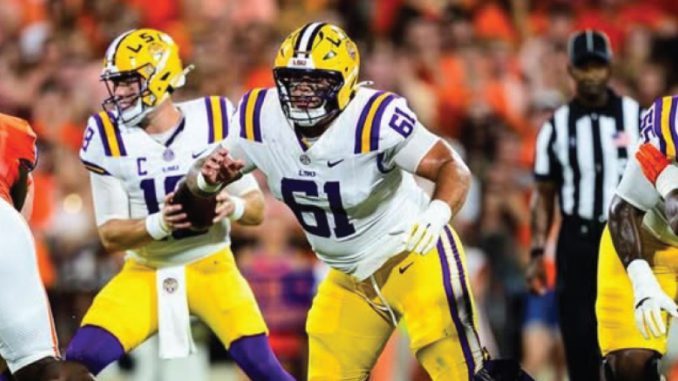 Braelin Moore, LSU center