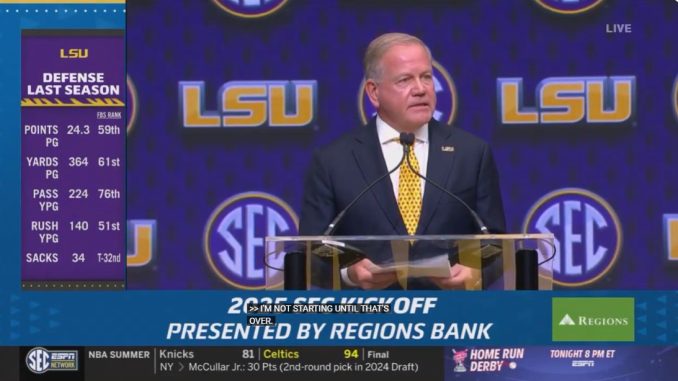 Brian Kelly at 2025 SEC Media Days