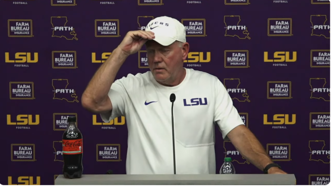 Brian Kelly, LSU head football coach