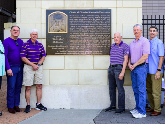 TAF Unveils Charles McClendon Plaque