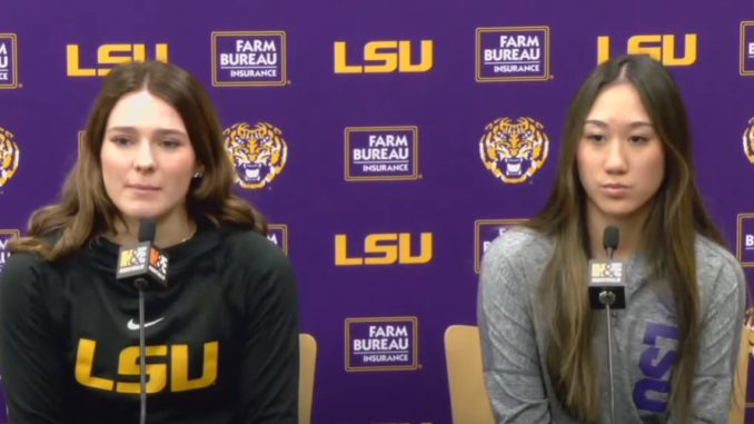 LSU Gymnasts Lexi Zeiss and Kailin Chio preview Tigers' Friday's meet with No. 7 Florida