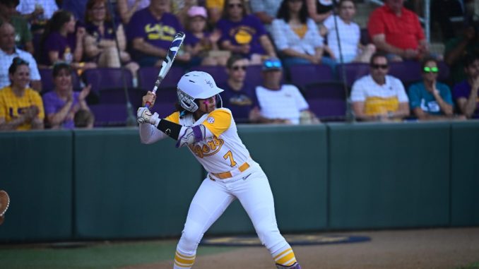 LSU softball goes down