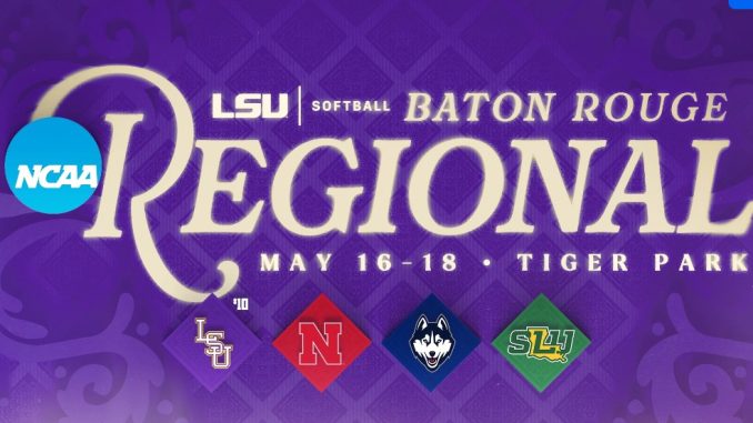 LSU Softball 10th Seed, Regional Host