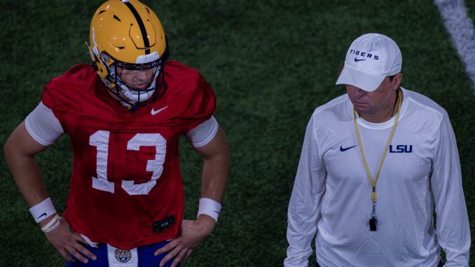 LSU Quarterback Garrett Nussmeier