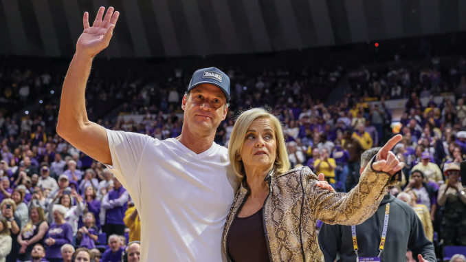 Lane kiffin and Kim Mulkey