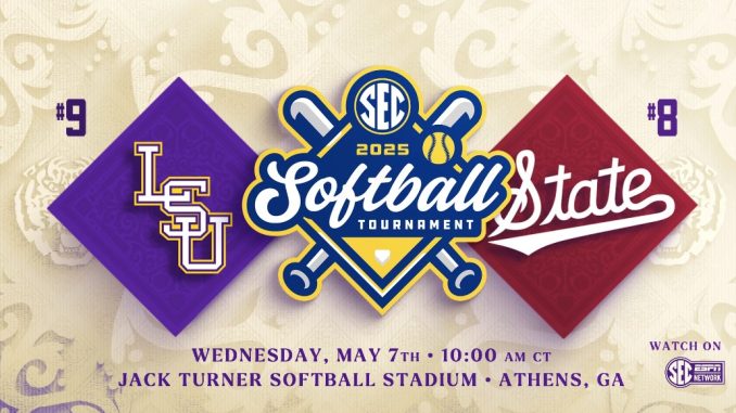 LSU Softball No. 9 Seed in SEC Tournament