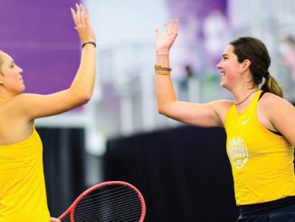Alexia Marignean, LSU and Kenna Erickson, LSU